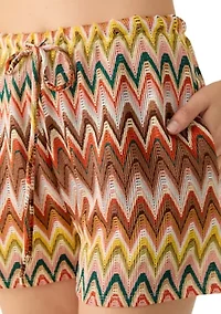 Women's Chevron Cover-Up Shorts