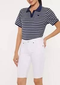 BERRY ESSENTIALS MID RISE BERMUDA SHORTS