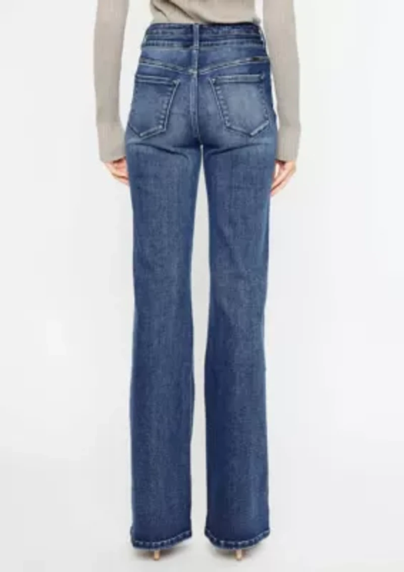 Onyx Essentials Ultra High Rise Wide Flare Jeans