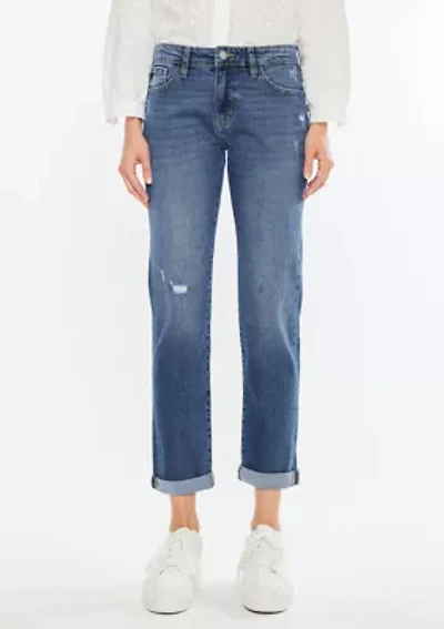 PAMELA ESSENTIALS MID RISE SLIM STRAIGHT