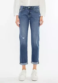 PAMELA ESSENTIALS MID RISE SLIM STRAIGHT