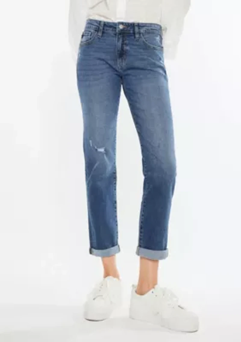 PAMELA ESSENTIALS MID RISE SLIM STRAIGHT