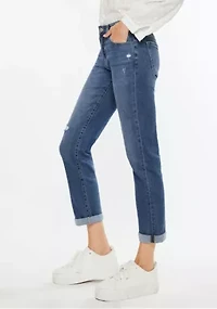 PAMELA ESSENTIALS MID RISE SLIM STRAIGHT
