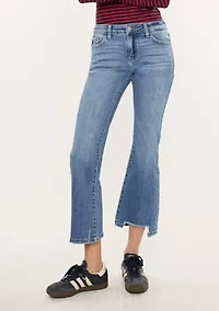 SAVANNA ESSENTIALS MID RISE CROP FLARE
