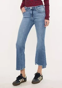 SAVANNA ESSENTIALS MID RISE CROP FLARE