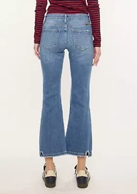 SAVANNA ESSENTIALS MID RISE CROP FLARE