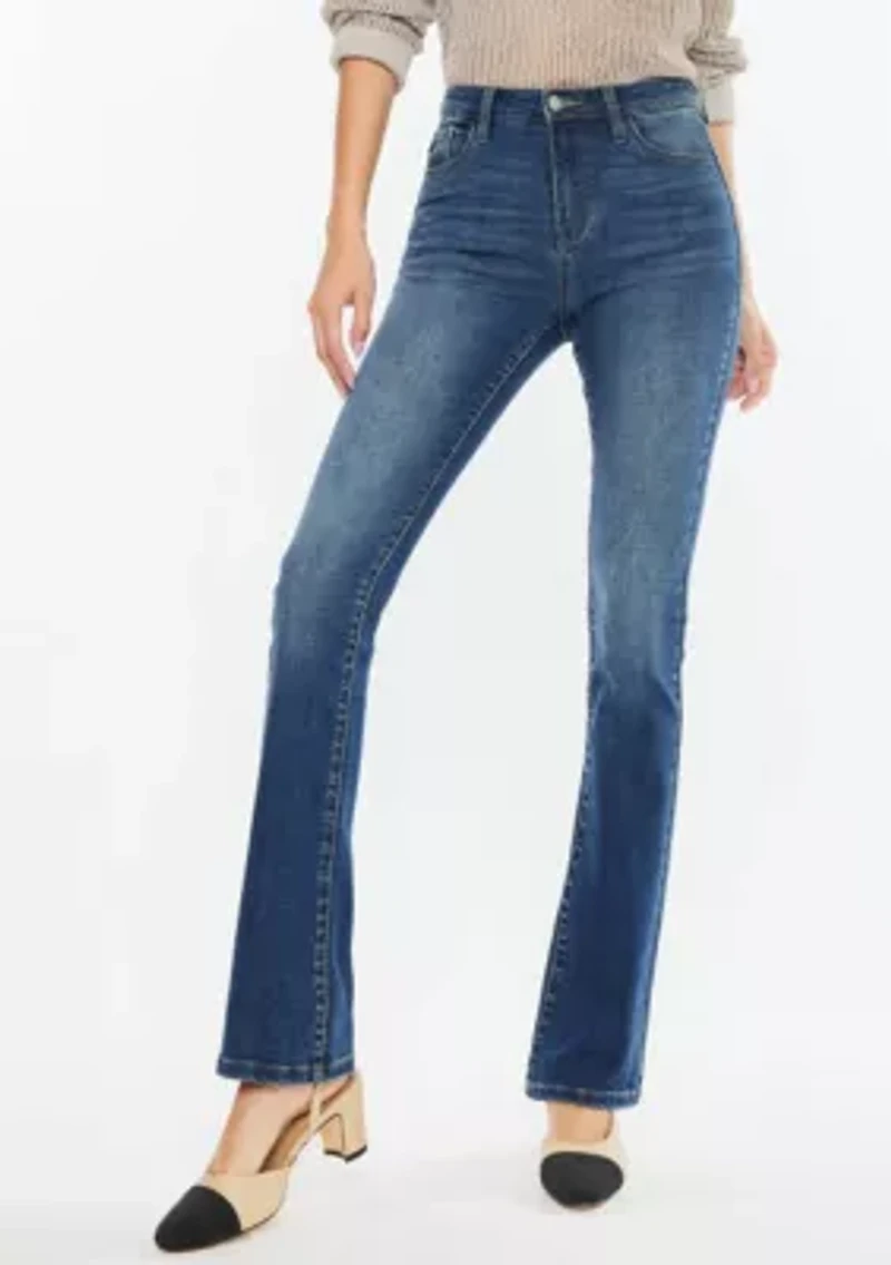 HOPE HIGH RISE SKINNY BOOTCUT JEANS - STRETCH MEDIUM WASH