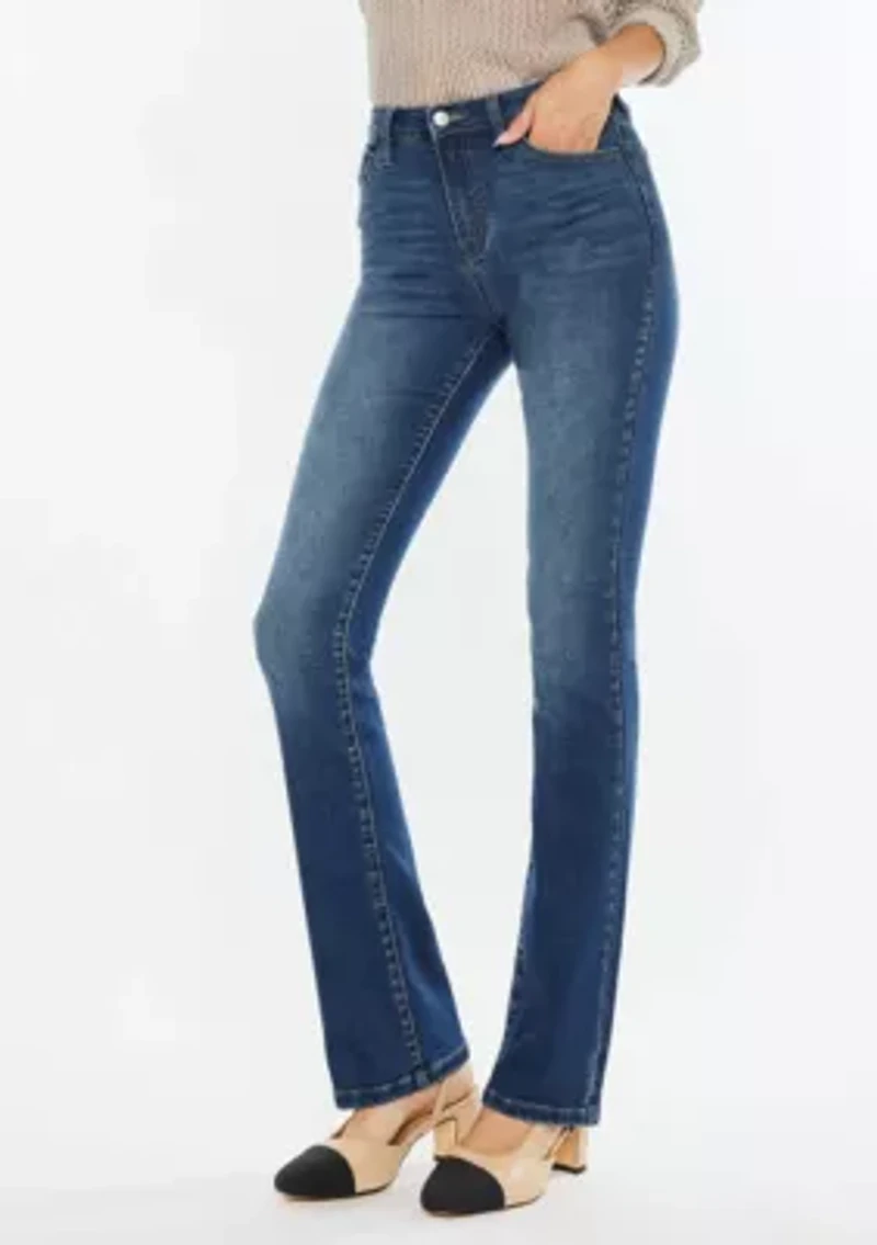 HOPE HIGH RISE SKINNY BOOTCUT JEANS - STRETCH MEDIUM WASH