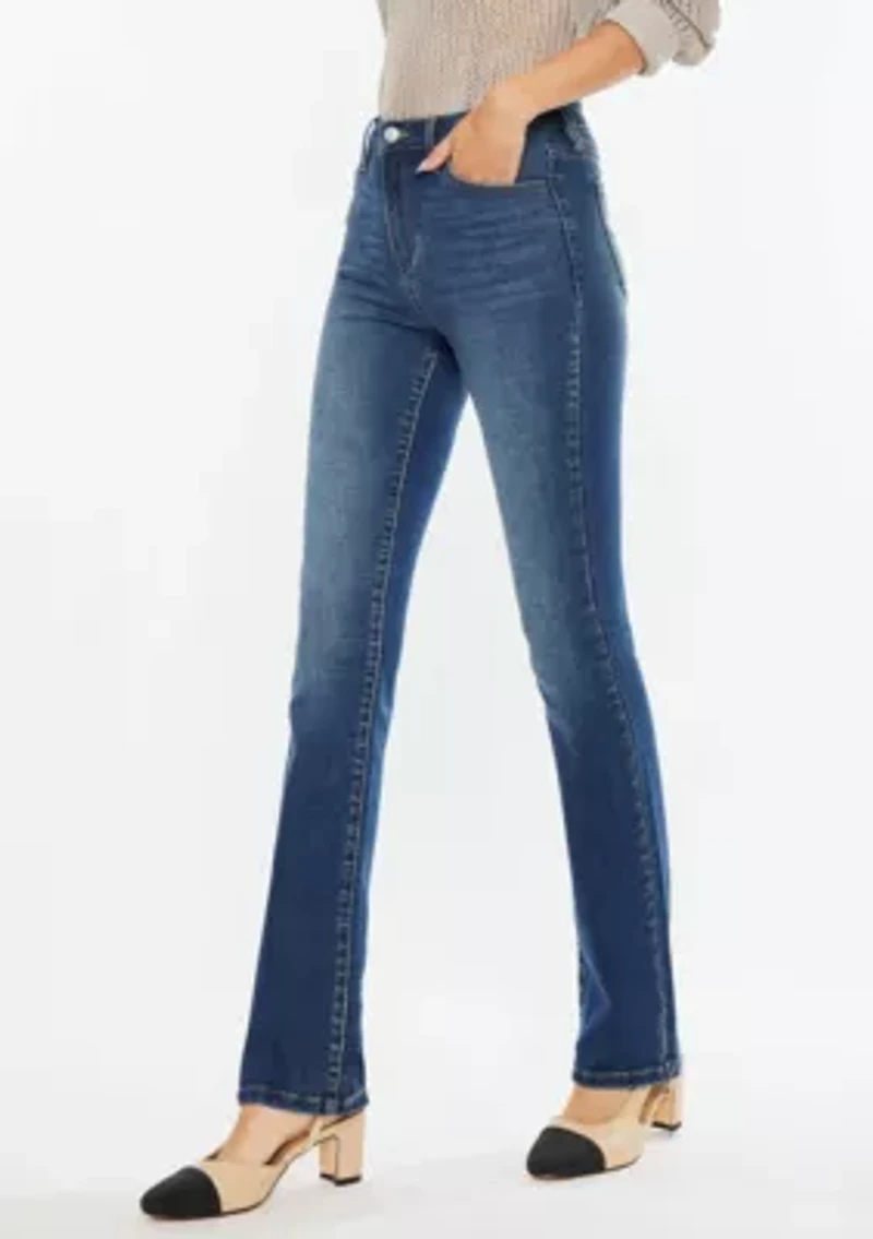 HOPE HIGH RISE SKINNY BOOTCUT JEANS - STRETCH MEDIUM WASH
