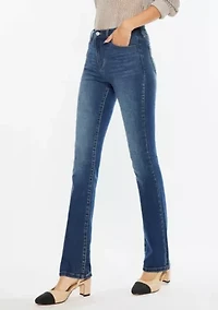 HOPE HIGH RISE SKINNY BOOTCUT JEANS - STRETCH MEDIUM WASH