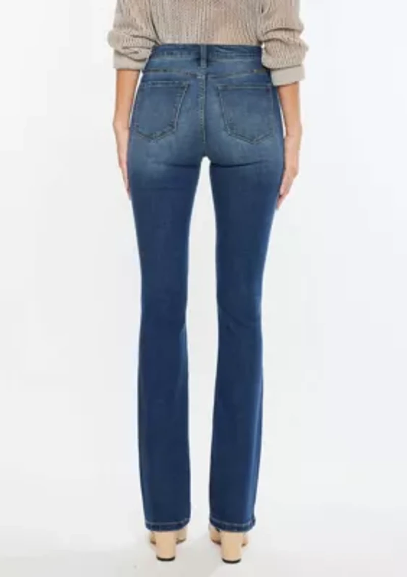 HOPE HIGH RISE SKINNY BOOTCUT JEANS - STRETCH MEDIUM WASH