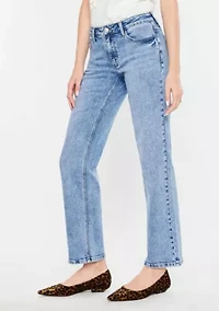 Tamia Essentials Mid Rise True Straight Jeans