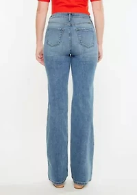DULCE ESSENTIALS HIGH RISE WIDE FLARE - CURVY