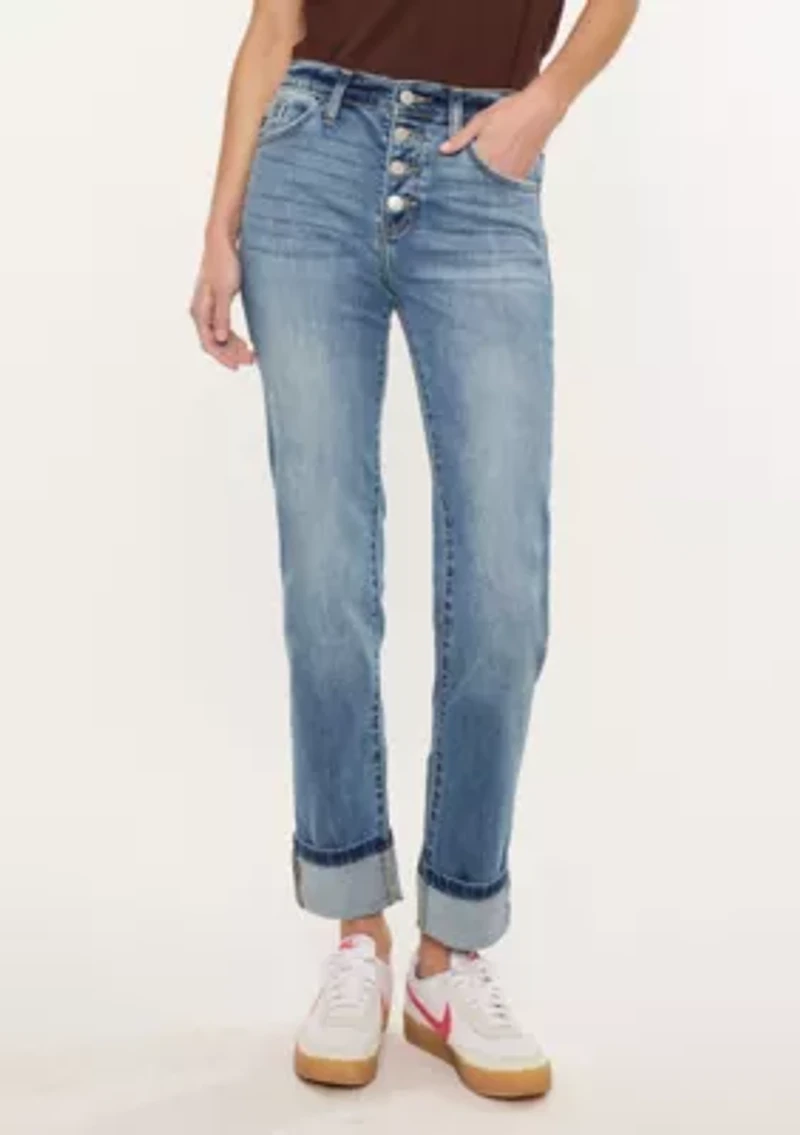 NOELLE ESSENTIALS HIGH RISE SKINNY STRAIGHT