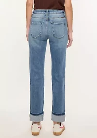 NOELLE ESSENTIALS HIGH RISE SKINNY STRAIGHT