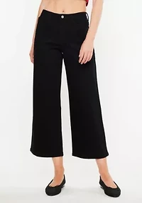 Shea Essentials High Rise Cropped Wide Leg Jeans