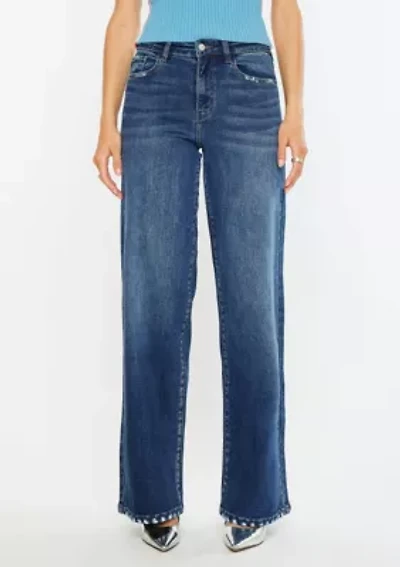 Tiara Essentials High Rise Wide Leg Jeans