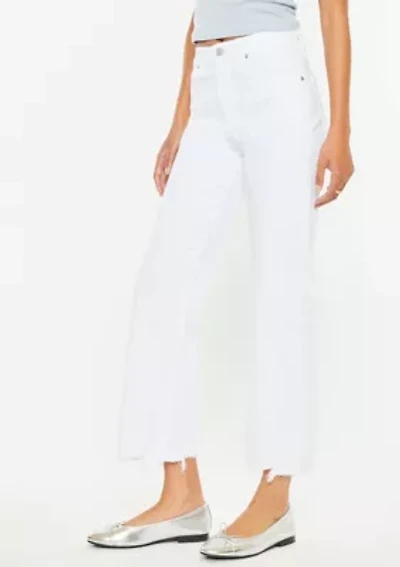 Skyla High Rise Slim Wide Leg Jeans