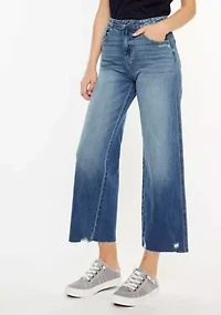 Shelly High Rise Cropped Wide Leg Jeans