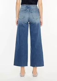 Shelly High Rise Cropped Wide Leg Jeans