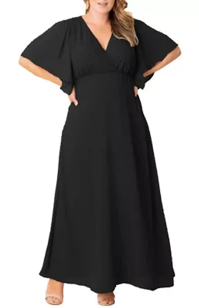 Women's Plus Carmella Chiffon Evening Gown