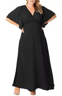 Women's Plus Carmella Chiffon Evening Gown