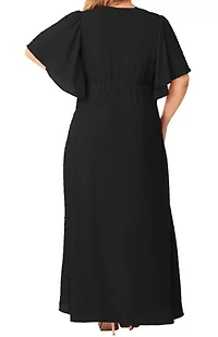 Women's Plus Carmella Chiffon Evening Gown