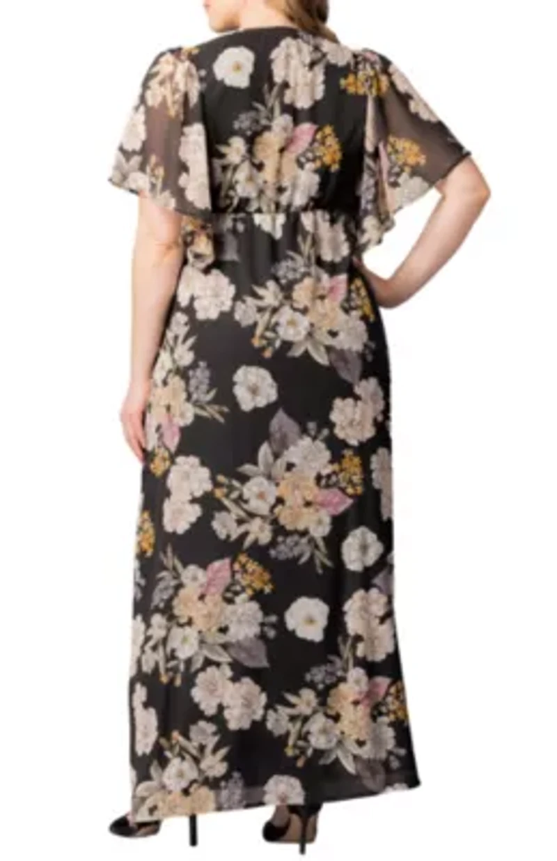 Women's Plus Carmella Chiffon Evening Gown