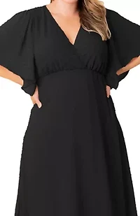 Women's Plus Carmella Chiffon Evening Gown