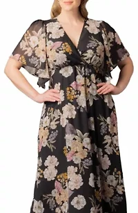 Women's Plus Carmella Chiffon Evening Gown