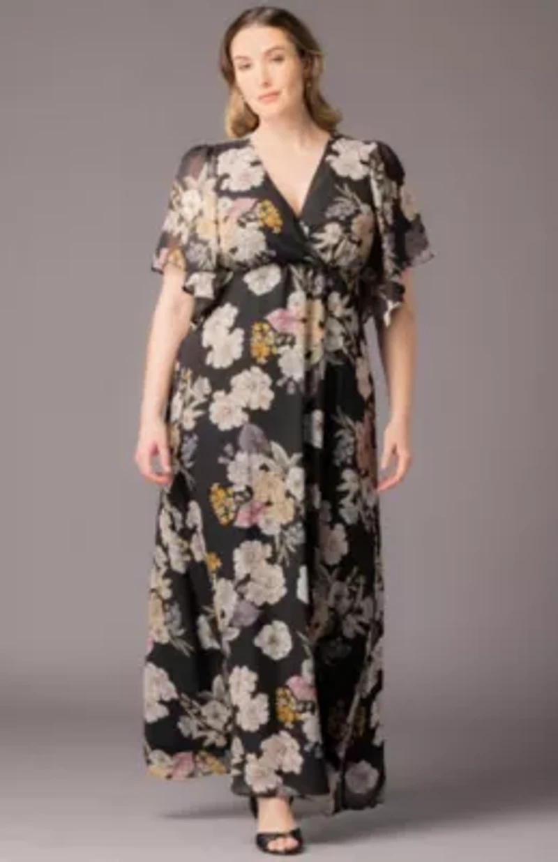 Women's Plus Carmella Chiffon Evening Gown