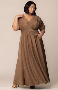 Women's Plus Geneva Sparkling A-Line Evening Gown