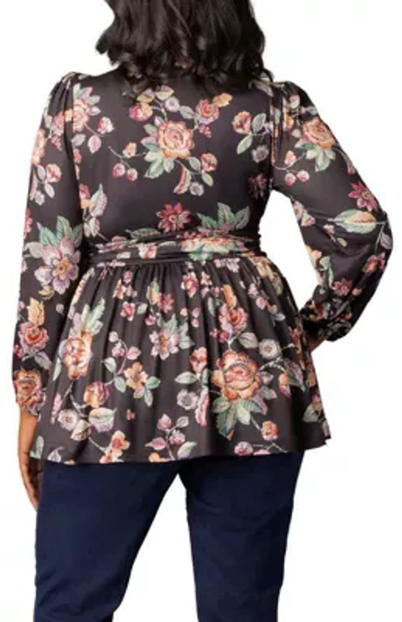 Women's Plus Leah Long Sleeve Tunic Top