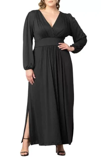 Women's Plus Kelsey Long Sleeve Maxi Dress