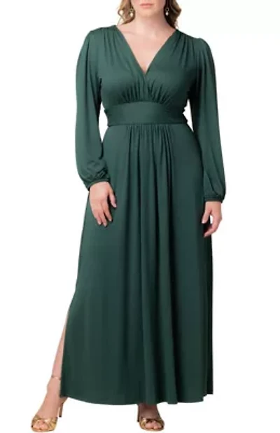 Women's Plus Kelsey Long Sleeve Maxi Dress