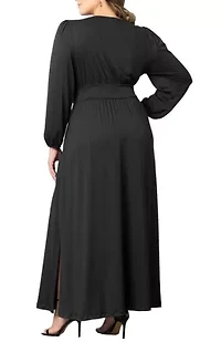 Women's Plus Kelsey Long Sleeve Maxi Dress