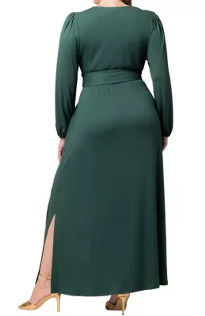 Women's Plus Kelsey Long Sleeve Maxi Dress