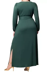 Women's Plus Kelsey Long Sleeve Maxi Dress