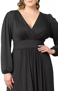 Women's Plus Kelsey Long Sleeve Maxi Dress