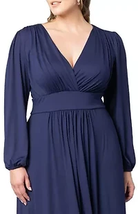 Women's Plus Kelsey Long Sleeve Maxi Dress