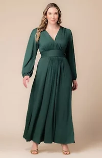 Women's Plus Kelsey Long Sleeve Maxi Dress