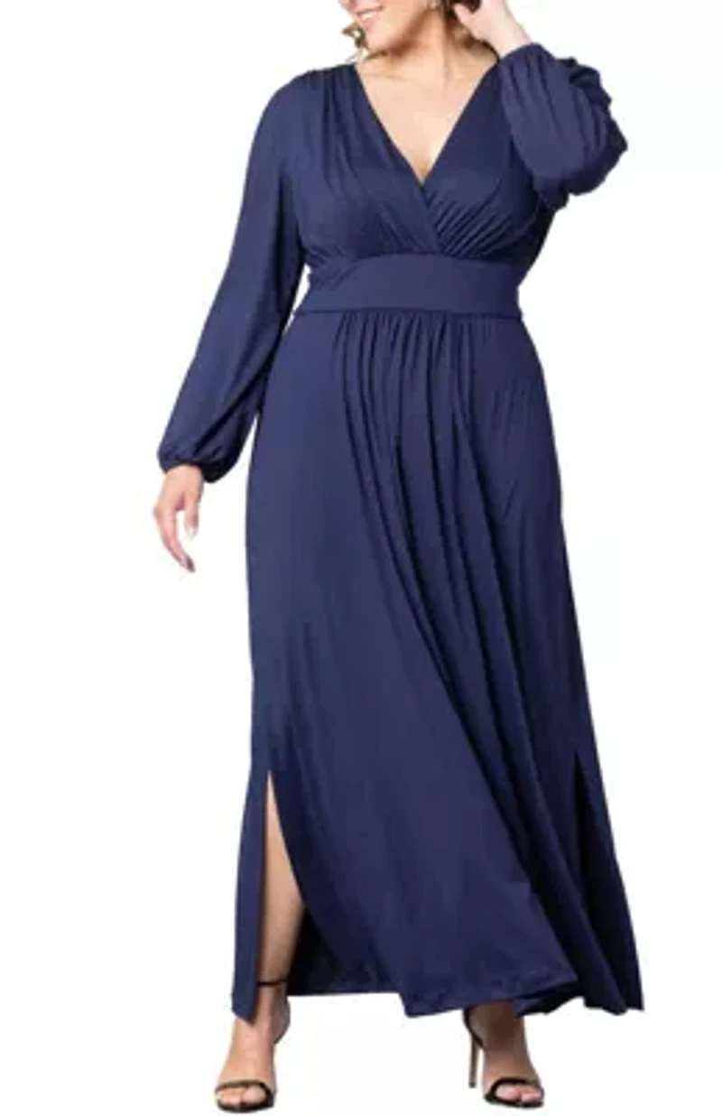 Women's Plus Kelsey Long Sleeve Maxi Dress
