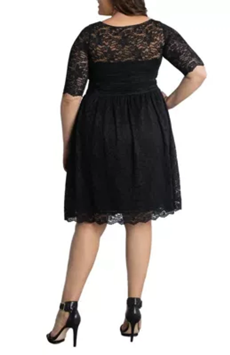 Women's Plus Luna Lace Cocktail Midi Dress