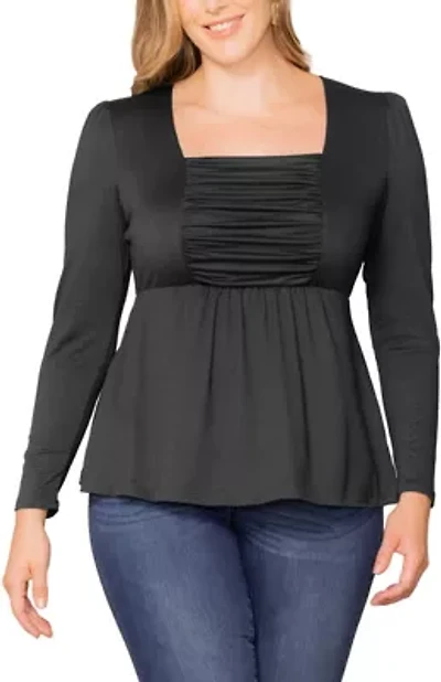 Women's Plus Rylan Ruched Top