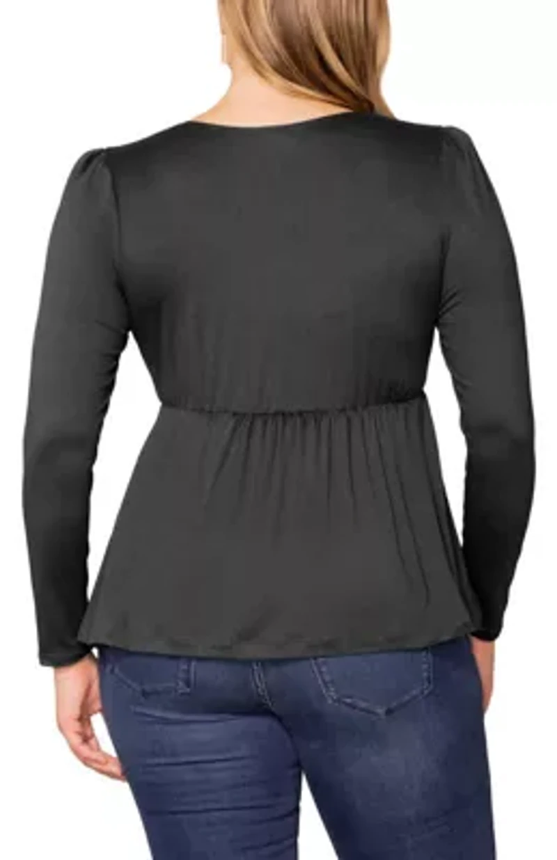 Women's Plus Rylan Ruched Top