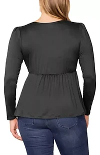 Women's Plus Rylan Ruched Top