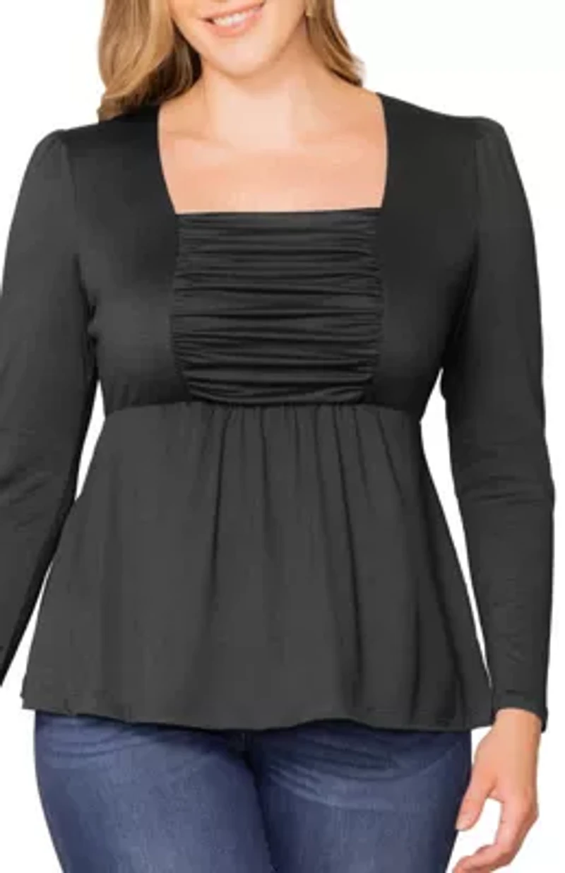 Women's Plus Rylan Ruched Top