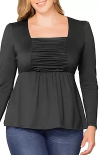 Women's Plus Rylan Ruched Top
