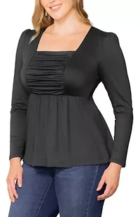 Women's Plus Rylan Ruched Top