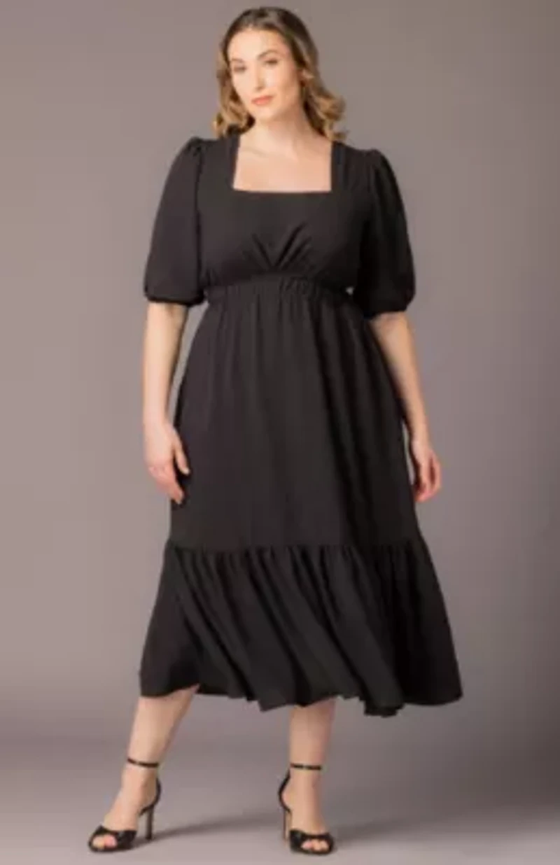 Women's Plus Bailey Square Neck Maxi Dress